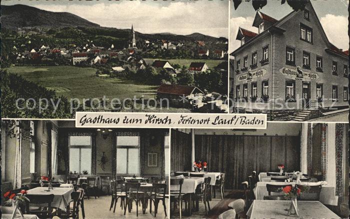 Lauf Baden Gesamtansicht Gasthaus zum Hirsch