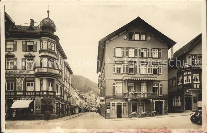 Wildbad Schwarzwald Wilhelmstrasse Hotel Gasthof