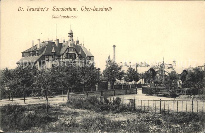 Ober Loschwitz Dr Teuschers Sanatorium Thielaustrasse Stempel Sammlung Wollmann