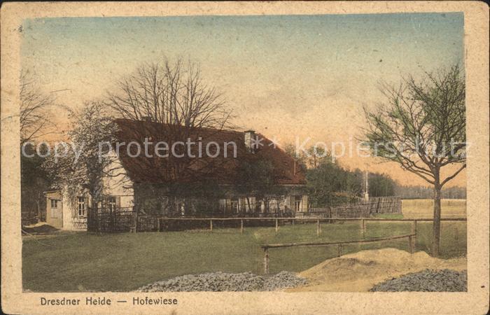 DRESDEN Elbe Dresdner Heide Hofewiese