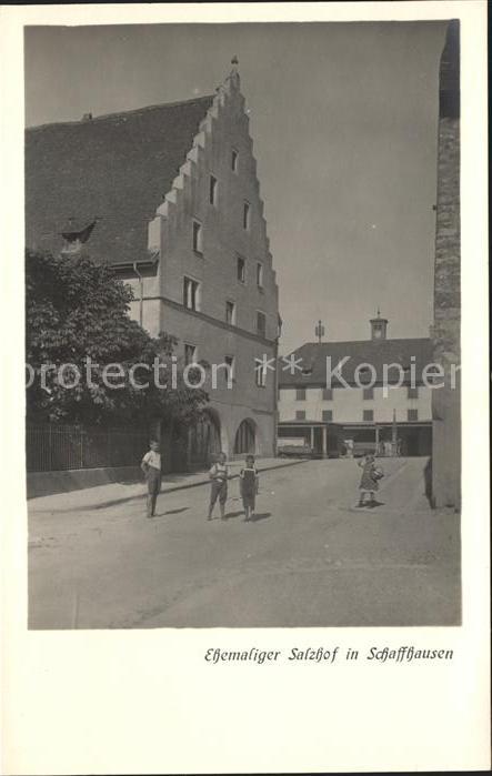 Schaffhausen SH Ehemaliger Salzhof 16. Jhdt.