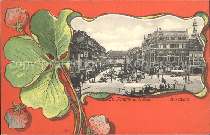 St Johann Saarbruecken Marktplatz Kleeblatt