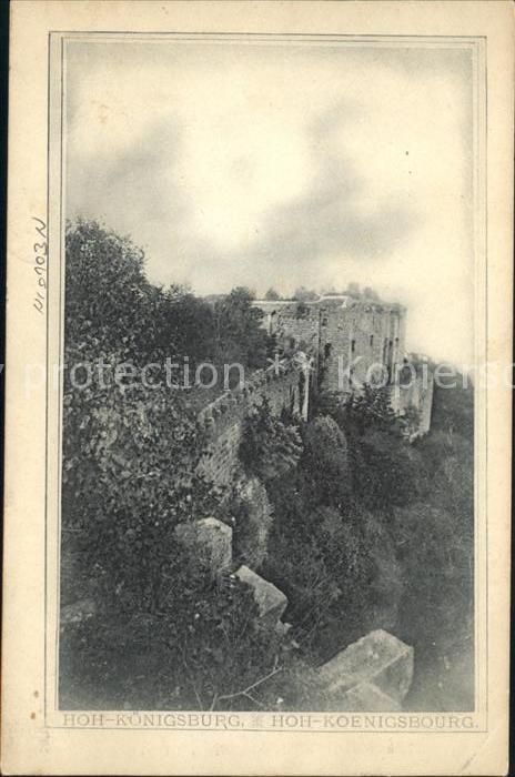 Hohkoenigsburg Haut-Koenigsbourg Strassburger Conservenfabrik J. Clot &