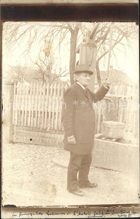 Strassburg Elsass Mann Brunnen