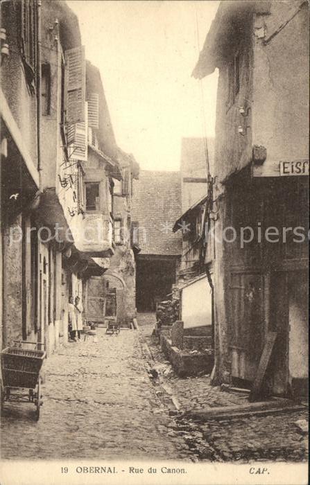 Obernai Bas Rhin Rue du Canon