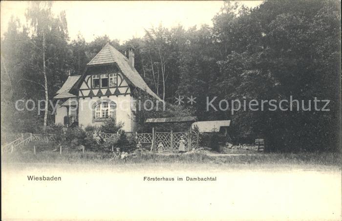 Wiesbaden Foersterhaus im Dambachtal