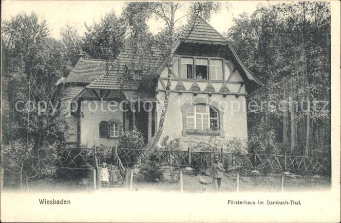 Wiesbaden Foersterhaus im Dambachtal