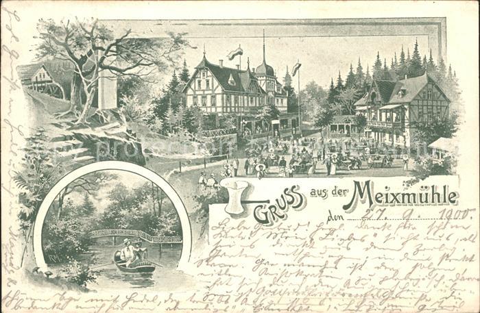 Pillnitz Gasthaus Meixmuehle Gondelteich Deutsche Reichspost