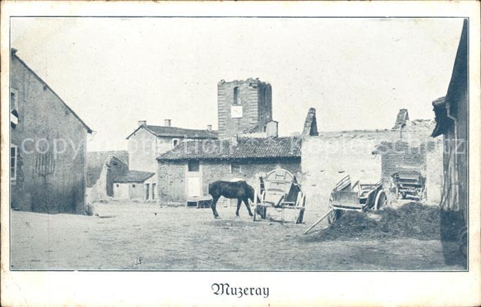 Muzeray Dorfpartie Truemmer 1. Weltkrieg Grande Guerre