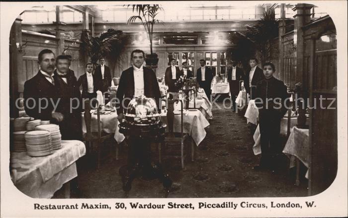 London Restaurant Maxim Piccadilly Circus