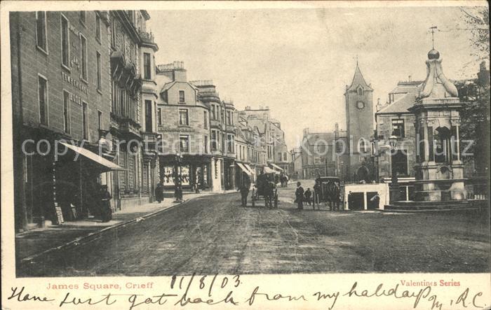 Crieff Perth Kinross James Square Valentines Series
