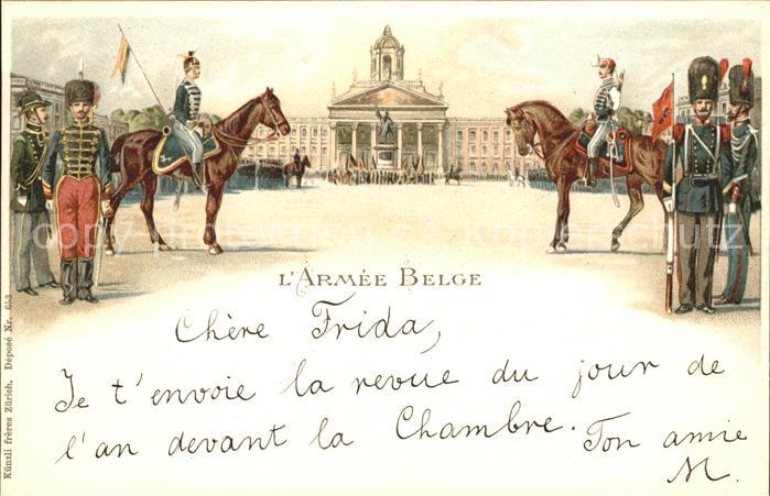 Bruxelles Bruessel Armee Belge