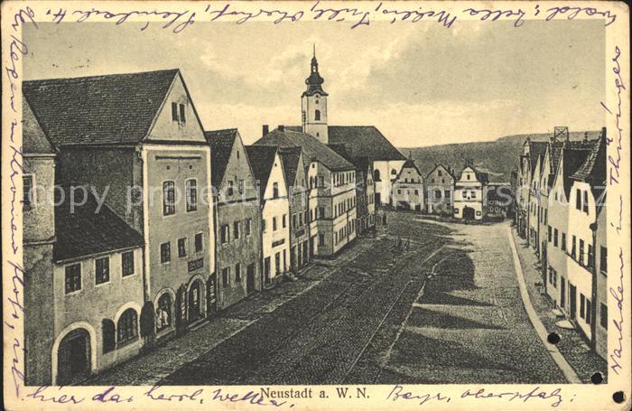 Neustadt Waldnaab Strassenpartie Kirche