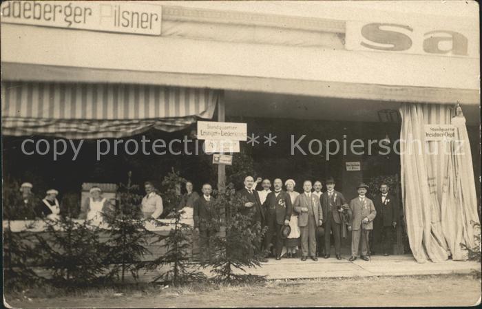 DRESDEN Elbe Fest Standquartier Leisniger Liederkranz