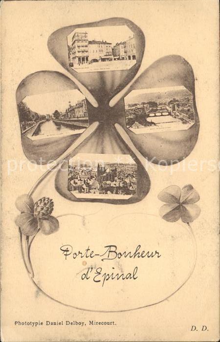 Epinal Vosges Porte Bonheur Kleeblatt