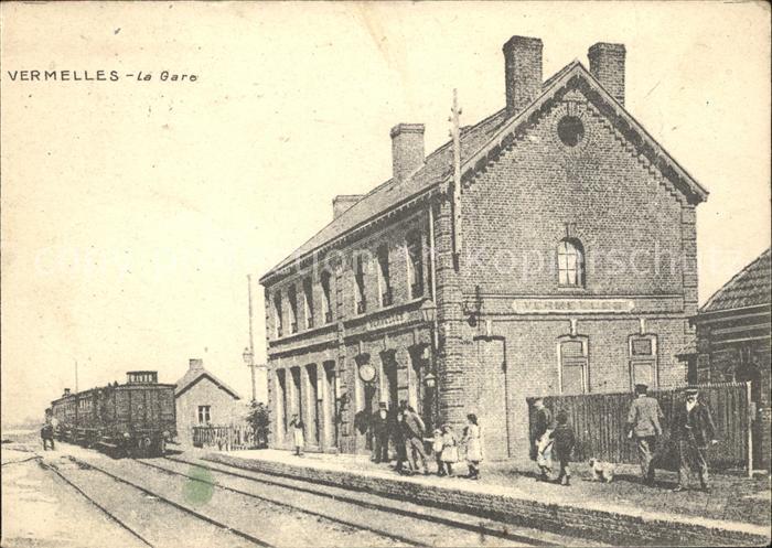 Vermelles La Gare Train Bahnhof