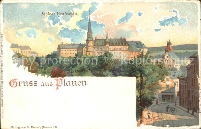 Plauen Vogtland Schloss Hradschin