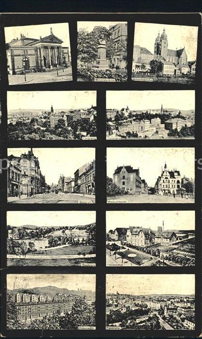 Plauen Vogtland Teilansichten Sehenswuerdigkeiten