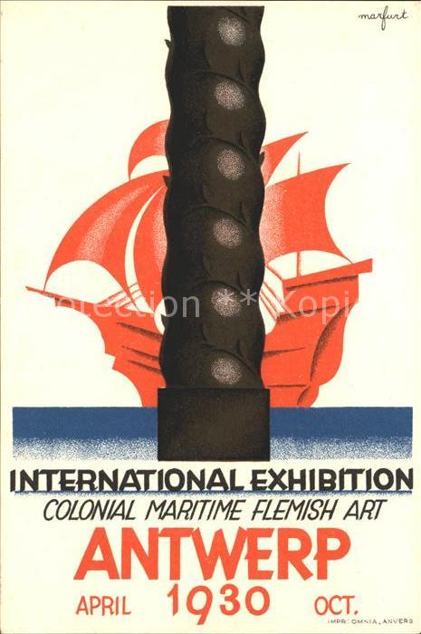 Antwerpen Anvers International Exhibition 1930 Colonial Maritime Flemish Art
