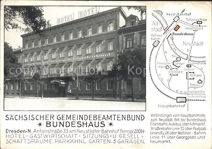 Neustadt Dresden Bundeshaus Saechsischer Gemeindebeamtenbund