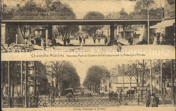 Charleville-Mezieres 08 Nouveau Pont du Chemin de fer Passage a Niveau