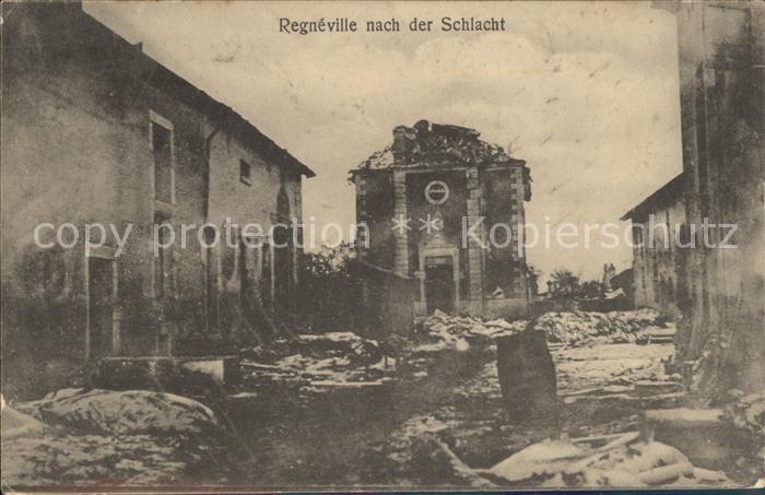 Regneville-sur-Meuse nach der Schlacht 1. Weltkrieg Grande Guerre