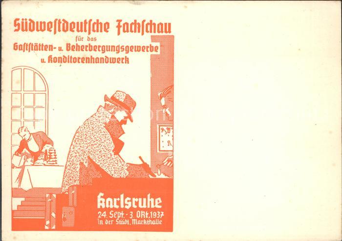 Karlsruhe Suedwestdeutsche Fachschau fuer Gaststaetten Beherbergungsgewerbe Kond