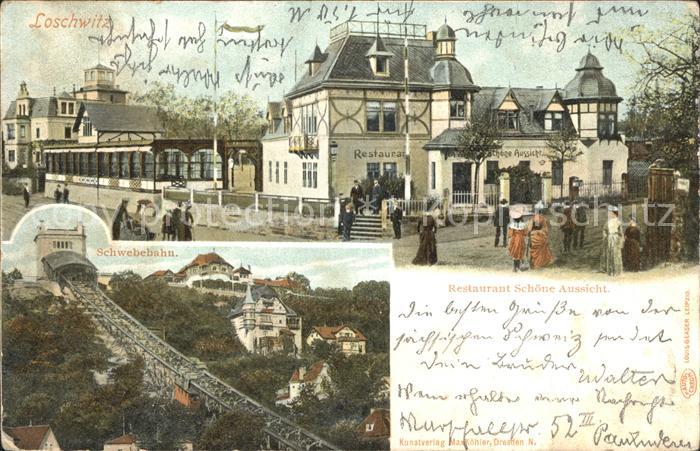 Loschwitz Restaurant Schoene Aussicht Schwebebahn