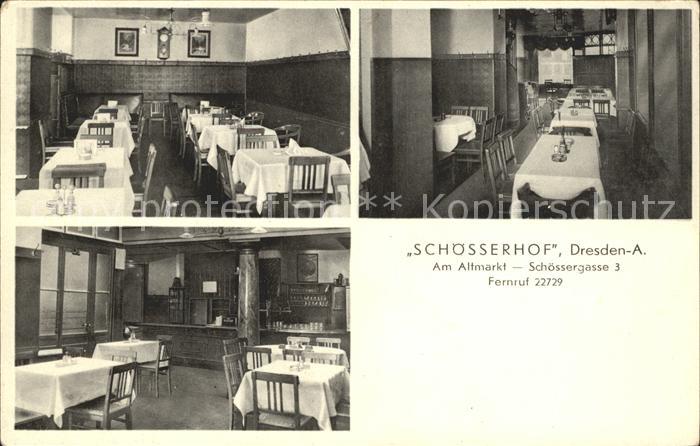 DRESDEN Elbe Schoesserhof Restaurant