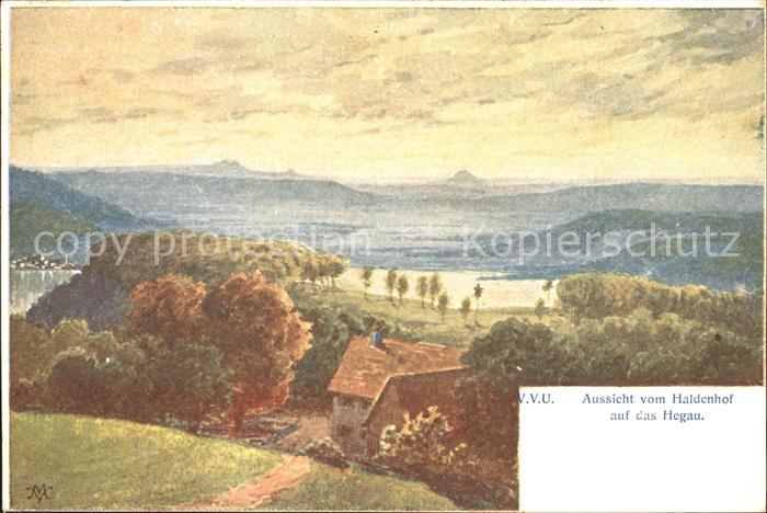 Sipplingen Sipplinger Berg Kuenstlerkarte