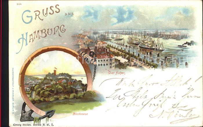 HAMBURG  CITY Hafen und Blankenese