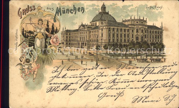 Muenchen Bayern Justiz Palast