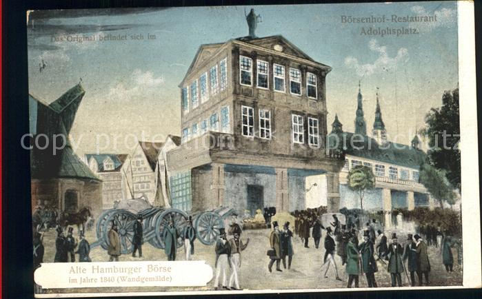 HAMBURG  CITY alte Boerse Restaurant Adolphsplatz