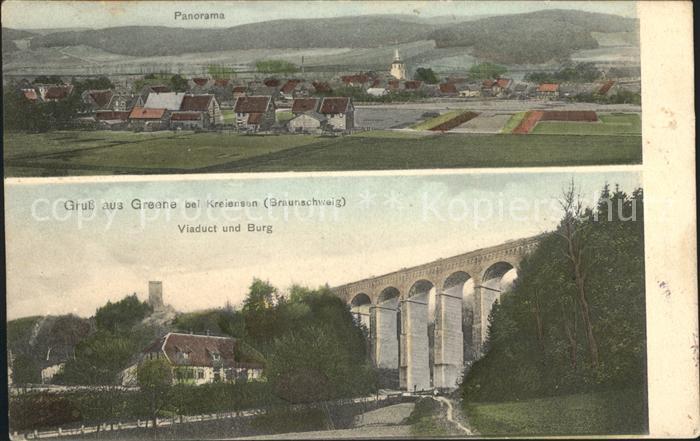 Greene Kreiensen Viadukt und Burg