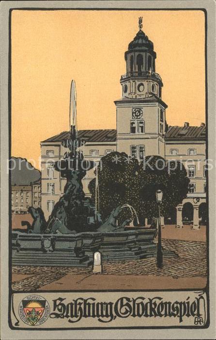 SALZBURG  AT Glockenspiel Kuenstlerkarte