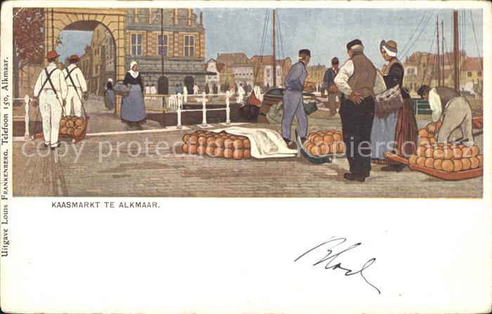 Alkmaar Kaesemarkt Kuenstlerkarte
