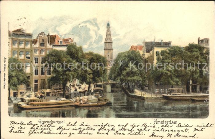 Amsterdam Niederlande Groeneburgwal