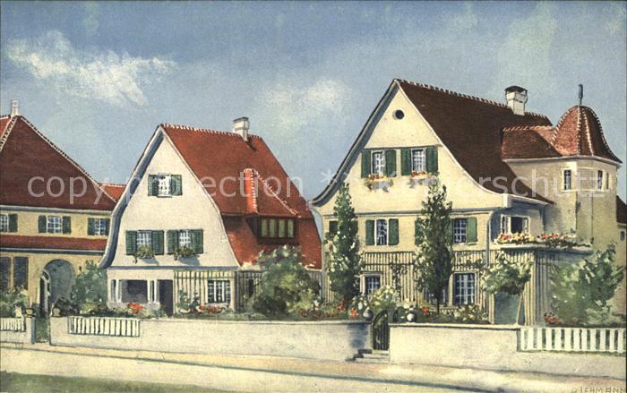 Amriswil TG Haeuser am Bahnhof