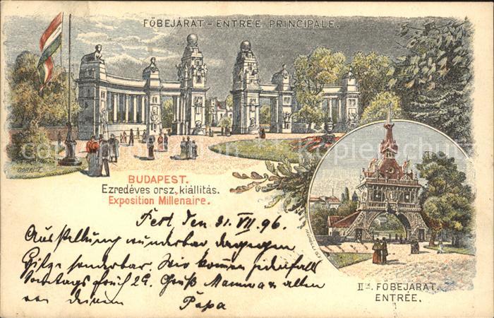 Budapest Exposition Millenair Haupteingang