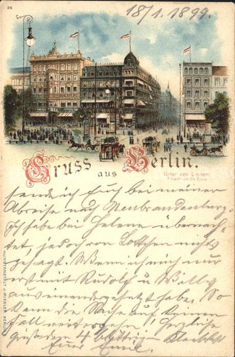 BERLIN  CITY Unter den Linden