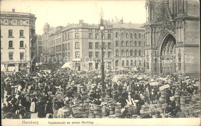 HAMBURG  CITY Markt am Hopfenmarkt