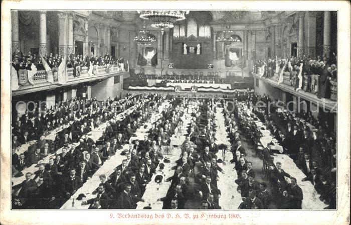 HAMBURG  CITY Grosse Versammlung Sitzungssaal