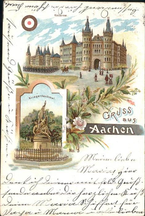 Aachen Kaserne und Kriegerdenkmal