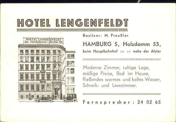 HAMBURG  CITY Hotel Lengenfeldt