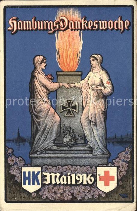 HAMBURG  CITY Dankeswoche Mai 1916