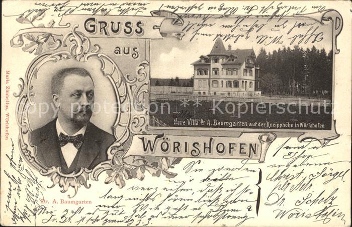 Woerishofen Bad Villa A. Baumgarten