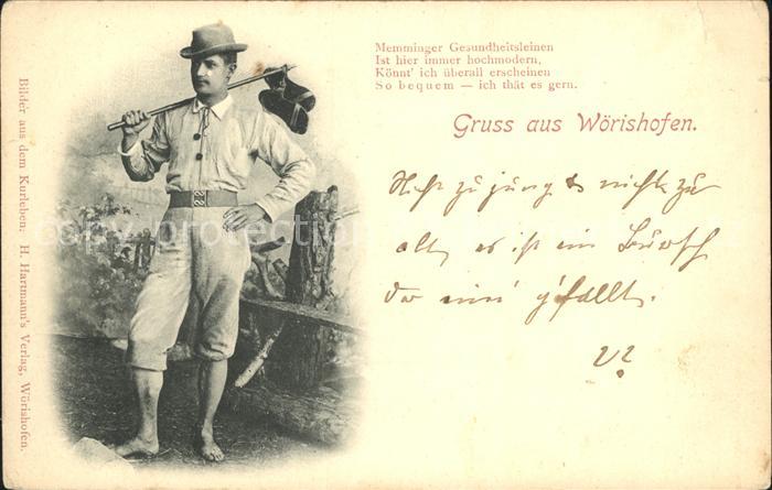 Woerishofen Bad Memminger Gesundheistleinen Maennerportrait