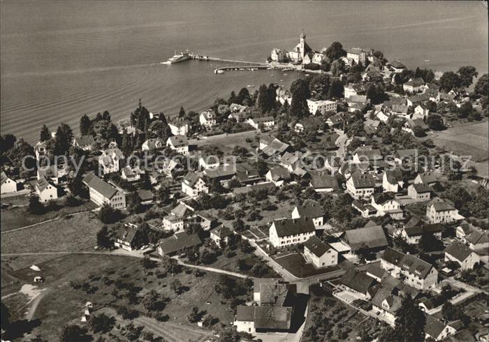 Wasserburg Bodensee Fliegeraufnahme