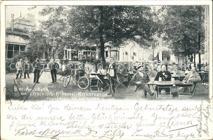 Nienstedten Bierausschank der Elbschloss-Brauerei