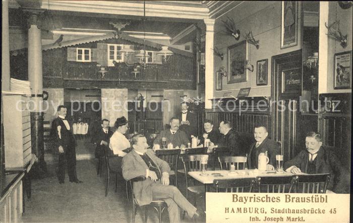 HAMBURG  CITY Braustuebl Hamburg Stadthausbruecke 45